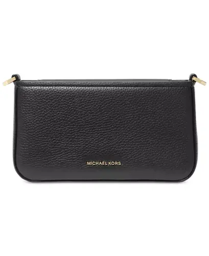 Michael Kors Bryant Small Leather Convertible Crossbody - Black - 4