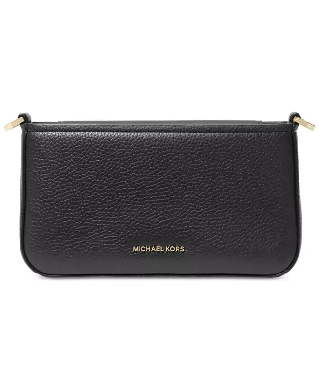 Michael Kors Bryant Small Leather Convertible Crossbody - Black - 4