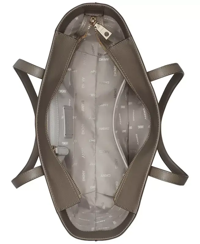 Bryant Medium Zippered Tote Bag - Mink - 3