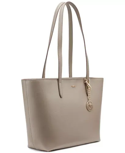 Bryant Medium Zippered Tote Bag - Mink - DKNY (1)