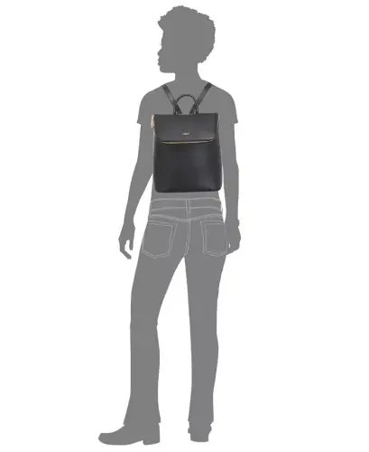 Bryant Top Zip Ryukzak-Qora, Oltin Rang - DKNY (1)