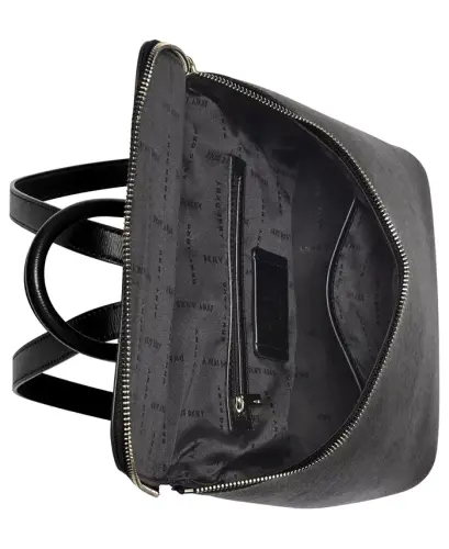 Bryant Top Zip Ryukzak-Qora, Oltin Rang - 3