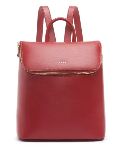 Bryant Top Zip Backpack - Bright Red 