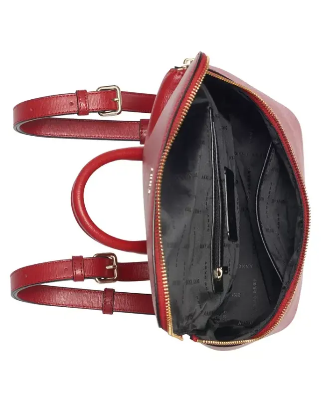 Bryant Top Zip Backpack - Bright Red - 2