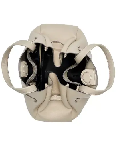 Bryar Small Crossbody Satchel Handbag - Light Taupe - 4