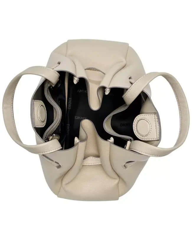 Bryar Small Crossbody Satchel Handbag - Light Taupe - 4