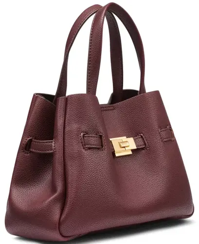 Bryar Small Crossbody Satchel Handbag - Sangria - 3