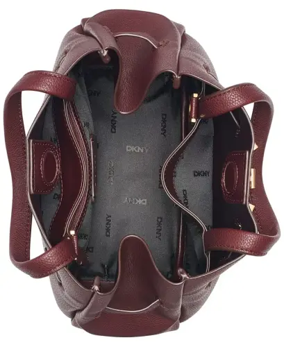 Bryar Small Crossbody Satchel Handbag - Sangria - 4