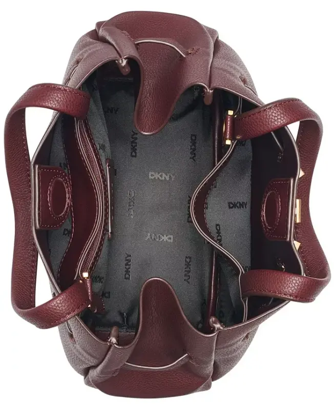 Bryar Small Crossbody Satchel Handbag - Sangria - 4