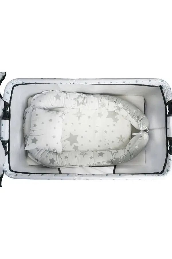 Btrend Babynest Кроватка и Подушка + Карман в Подарок Качающаяся Корзина Колыбель Детская Кроватка Гамак 2 в 1 Комплект - 2