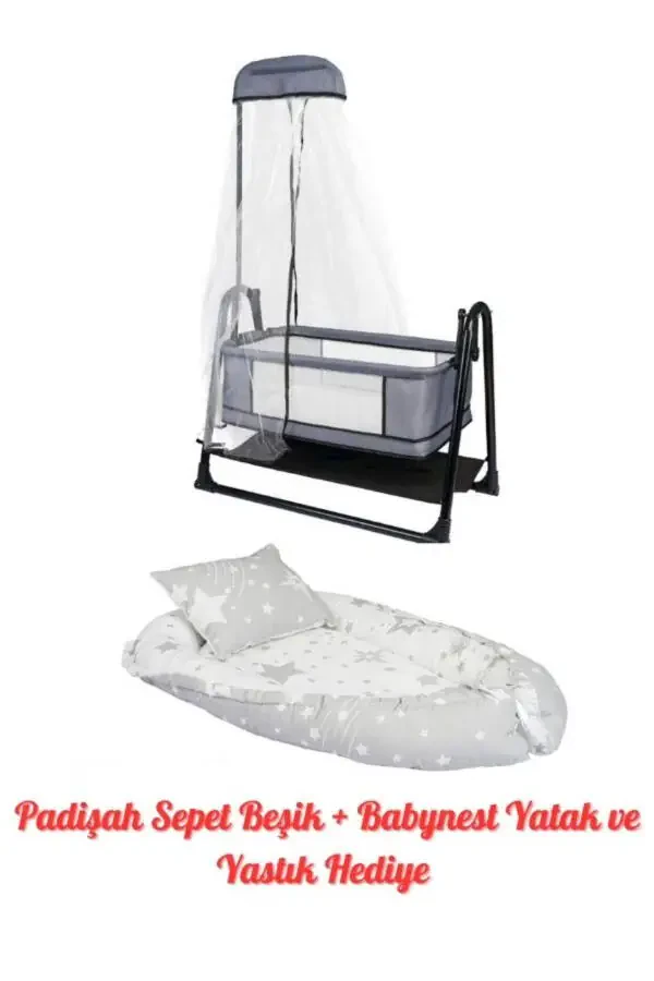 Btrend Luxury Sultan Babynest Bed and Pillow Swing - 1