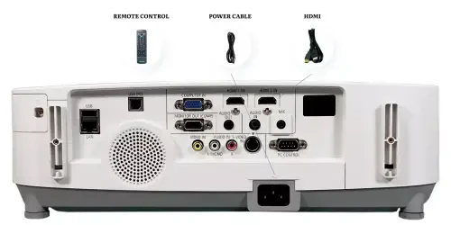 Б/у проектор NEC P401W Digital Projector 4000 ANSI 3LCD для профессионального использования в корпорациях с комплектом аксессуаров HD HDMI - NEC (1)