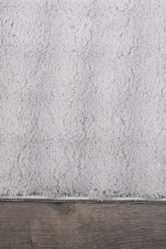 Bubble Gri Yumshoq Katta O'lchamli Ikki Kishilik Sirpanmaydigan Yuviladigan Hammom Gilami - Kulrang - 2