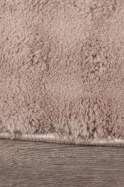 Bubble Kahve Yumuşak Büyük Boy İkili Kaymaz Taban Yıkanabilir Banyo Paspası-Kahve - 2