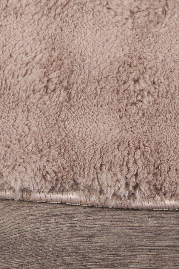 Bubble Kahve Yumuşak Büyük Boy İkili Kaymaz Taban Yıkanabilir Banyo Paspası-Kahve - 2