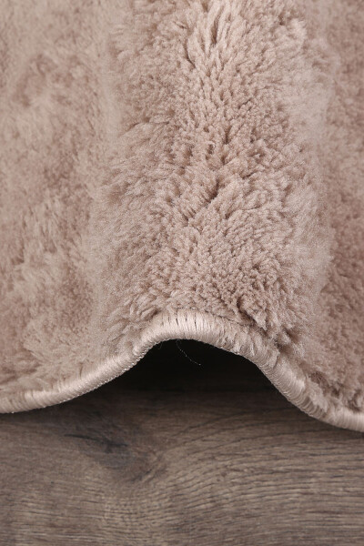 Bubble Kahve Yumuşak Büyük Boy İkili Kaymaz Taban Yıkanabilir Banyo Paspası-Kahve - 3