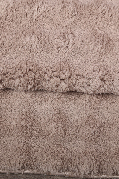 Bubble Kahve Yumuşak Büyük Boy İkili Kaymaz Taban Yıkanabilir Banyo Paspası-Kahve - 5