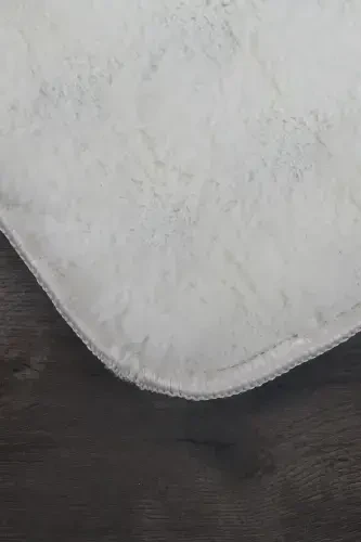 Bubble Krem Yumshoq Katta O'lchamli Ikkilik Sirpanmaydigan Yuviladigan Hammom Gilami - Krem - DOKUMACIOĞLU (1)