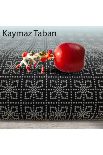 Bubble Pudra Yumuşak Büyük Boy İkili Kaymaz Taban Yıkanabilir Banyo Paspası - Pudra - 5
