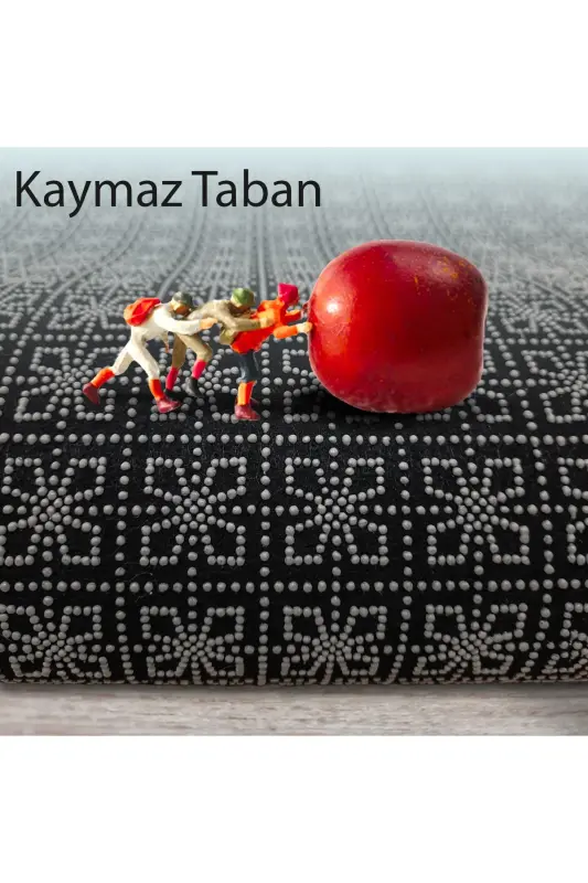 Bubble Pudra Yumuşak Büyük Boy İkili Kaymaz Taban Yıkanabilir Banyo Paspası - Pudra - 5