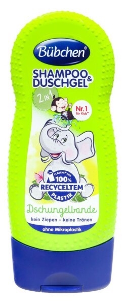 Bübchen Çocuk Şampuan&Duş Jeli 2 in 1 Dschungelbande 230 ml - 2