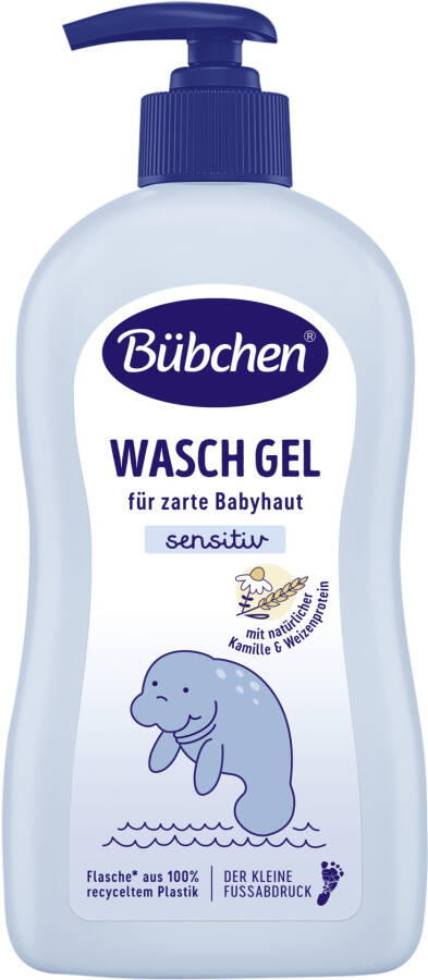 Bübchen yangi tugʻilganlar uchun moʻljallangan nozik chaqaloq yuvinish jeli 400 ml - 1