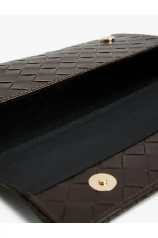 Buckle Detail Handled Shoulder Bag - 4