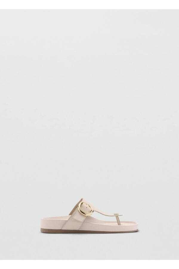 Buckled leather sandals - 2