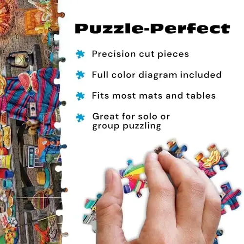 Buffalo Games - Aimee Stewart -Look Closer Family Campsite - 500 Piece Jigsaw Puzzle For Adults -Challenging Puzzle Perfect for Game Nights - Finished Size is 21.25 x 15.00 - 4