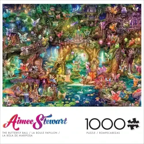 Buffalo Games - Aimee Stewart - The Butterfly Ball - 1000 Piece Jigsaw Puzzle for Adults -Challenging Puzzle Perfect for Game Nights - Finished Size is 26.75 x 19.75 - 4