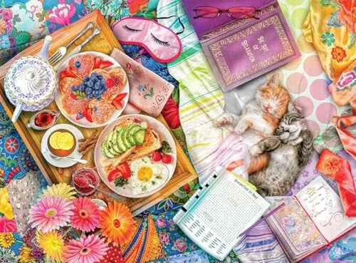 Buffalo Games - Aimee Stewart - To'shakda nonushta - 1000 qismli jigo-jigsaw - 6