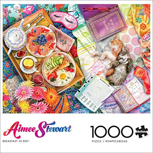 Buffalo Games - Aimee Stewart - To'shakda nonushta - 1000 qismli jigo-jigsaw - 1