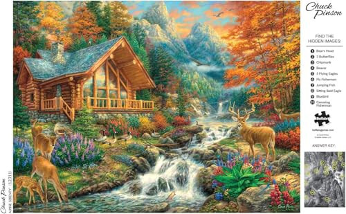 Buffalo Games - Alp Hotirligi - Yashirin Tasvirlar bilan 1000 Qismli Yig'ma Puzzle - 6