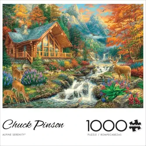 Buffalo Games - Alpine Serenity - 1000 Piece Jigsaw Puzzle with Hidden Images - 4