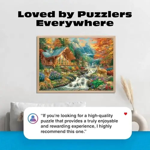 Buffalo Games - Alpine Serenity - 1000 Piece Jigsaw Puzzle with Hidden Images - 1