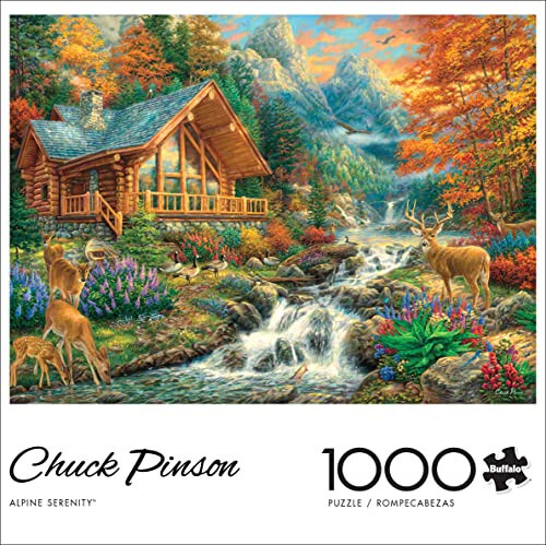 Buffalo Games - Alpine Serenity - 1000 Piece Jigsaw Puzzle with Hidden Images - 2