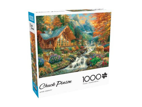 Buffalo Games - Alpine Serenity - 1000 Piece Jigsaw Puzzle with Hidden Images - 3