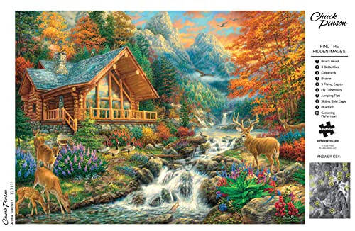 Buffalo Games - Alpine Serenity - 1000 Piece Jigsaw Puzzle with Hidden Images - 5