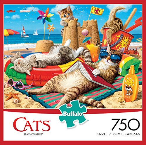 Buffalo Games - Beachcombers - 750 Piece Jigsaw Puzzle Multicolor, 24