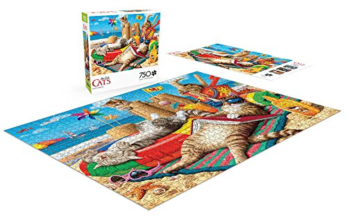 Buffalo Games - Beachcombers - 750 Piece Jigsaw Puzzle Multicolor, 24