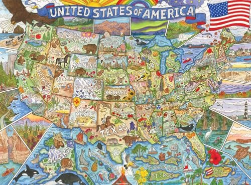 Buffalo Games - Carrie Wagner - Colorful Country - 1000 Piece Jigsaw Puzzle for Adults -Challenging Puzzle Perfect for Game Nights - Finished Size is 26.75 x 19.75 - MODAZONE (1)