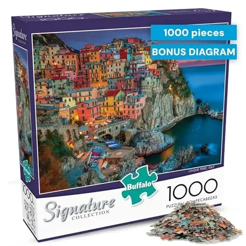 Buffalo Games - Cinque Terre - 1000 Parchadan Iborat Jigma 