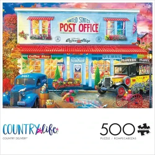 Buffalo Games - Country Life - Country Delivery - 500 Piece Jigsaw Puzzle, Multi - 3
