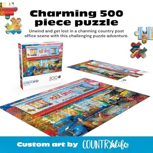 Buffalo Games - Country Life - Country Delivery - 500 Piece Jigsaw Puzzle, Multi - BUFFALO