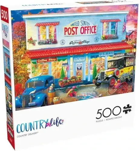 Buffalo Games - Country Life - Country Delivery - 500 Piece Jigsaw Puzzle, Multi 