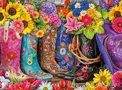 Buffalo Games - Cowgirl Colors - 1000 Piece Jigsaw Puzzle - 1