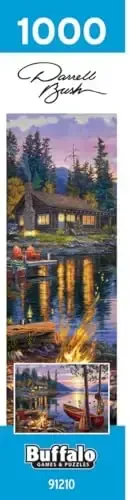 Buffalo Games - Darrell Bush - Canoe Lake - 1000 Piece Jigsaw Puzzle For Adults - Challenging Puzzle Perfect for Game Nights - Finished Size Is 26.75 x 19.75 - 6