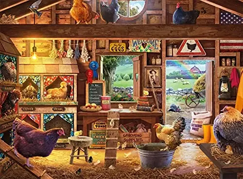 Buffalo Games - David Stevenson - Country Ladies - Yetişkinler için 1000 Parçalık Yapboz - Oyun Geceleri için Mükemmel Zorlu Yapboz - Bitmiş Boyut 26,75 x 19,75 - 3