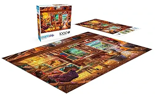 Buffalo Games - David Stevenson - Country Ladies - Yetişkinler için 1000 Parçalık Yapboz - Oyun Geceleri için Mükemmel Zorlu Yapboz - Bitmiş Boyut 26,75 x 19,75 - 4