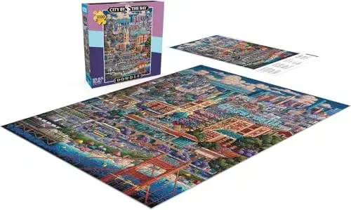 Buffalo Games - Dowdle - City by The Bay - 1000 Piece Jigsaw Puzzle for Adults -Challenging Puzzle Perfect for Game Nights - Finished Size is 26.75 x 19.75 - 4